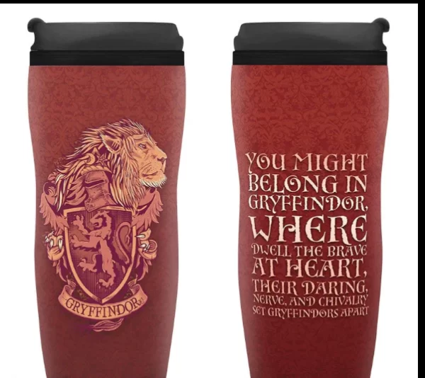 Harry Potter Travel Mug- Gryffindor – Wizards & Wonders